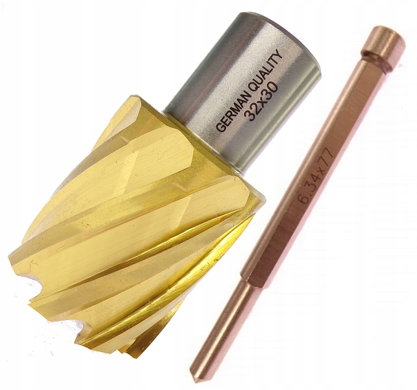 Vrták Trepanační Fréza 32 mm 32 x 30 mm Hss-tin Pilot