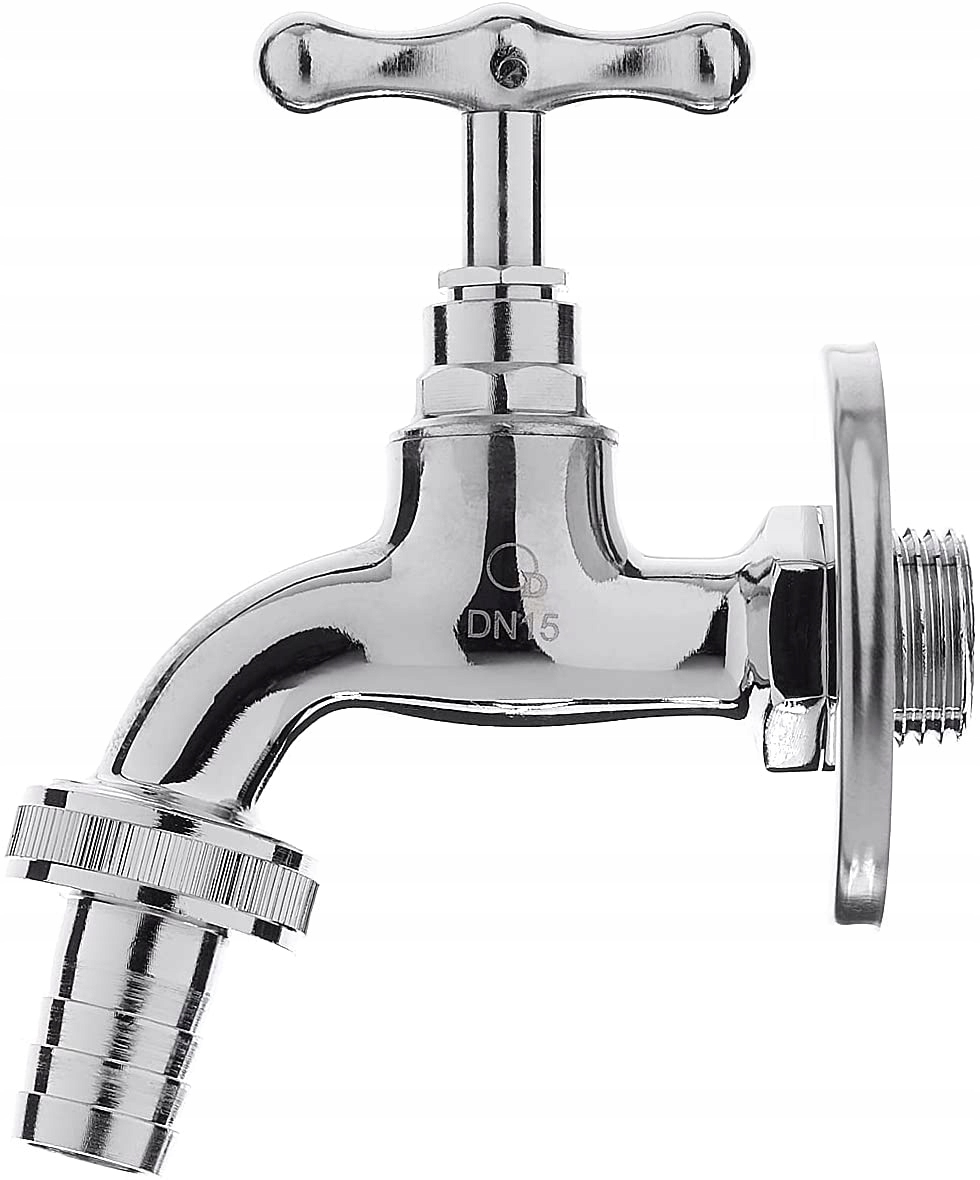 KRAN OGRODOWY 3/4" ZAWÓR CZERPALNY KRANIK CHROMOWANY I PRZYŁĄCZE NA WĄŻ EAN (GTIN) 5904054100257