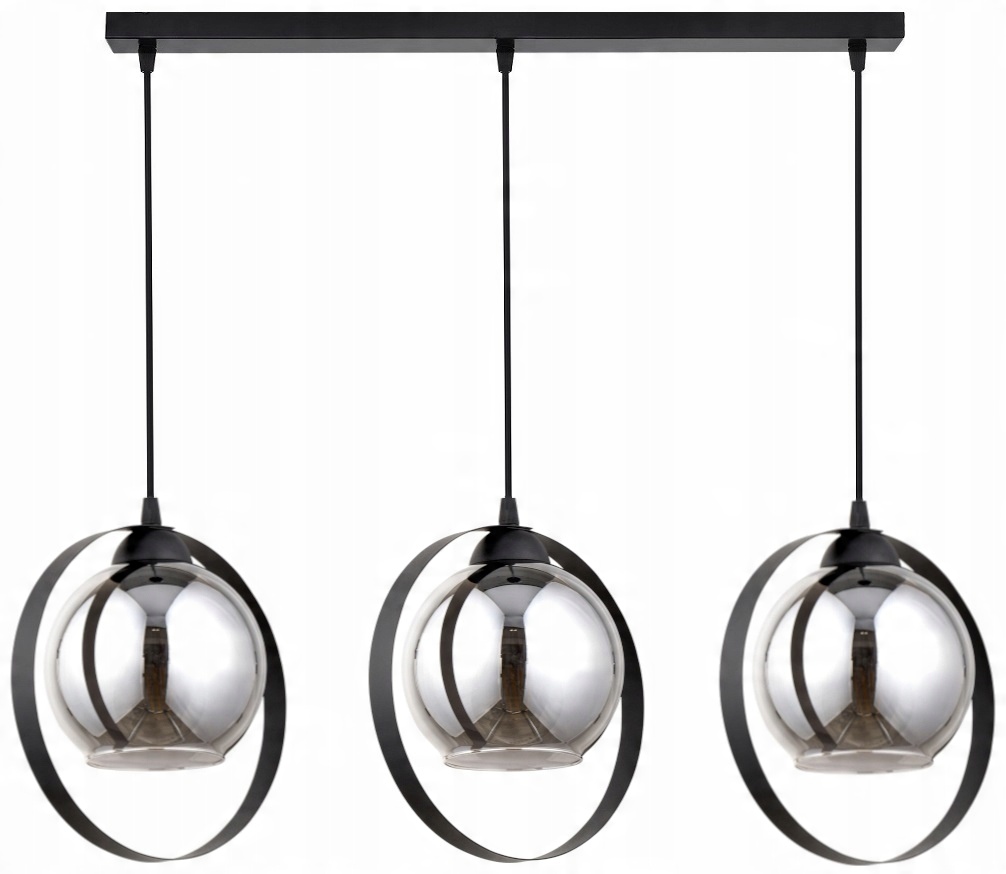 

Szklana Lampa Wisząca Sufitowa Kula Led Loft