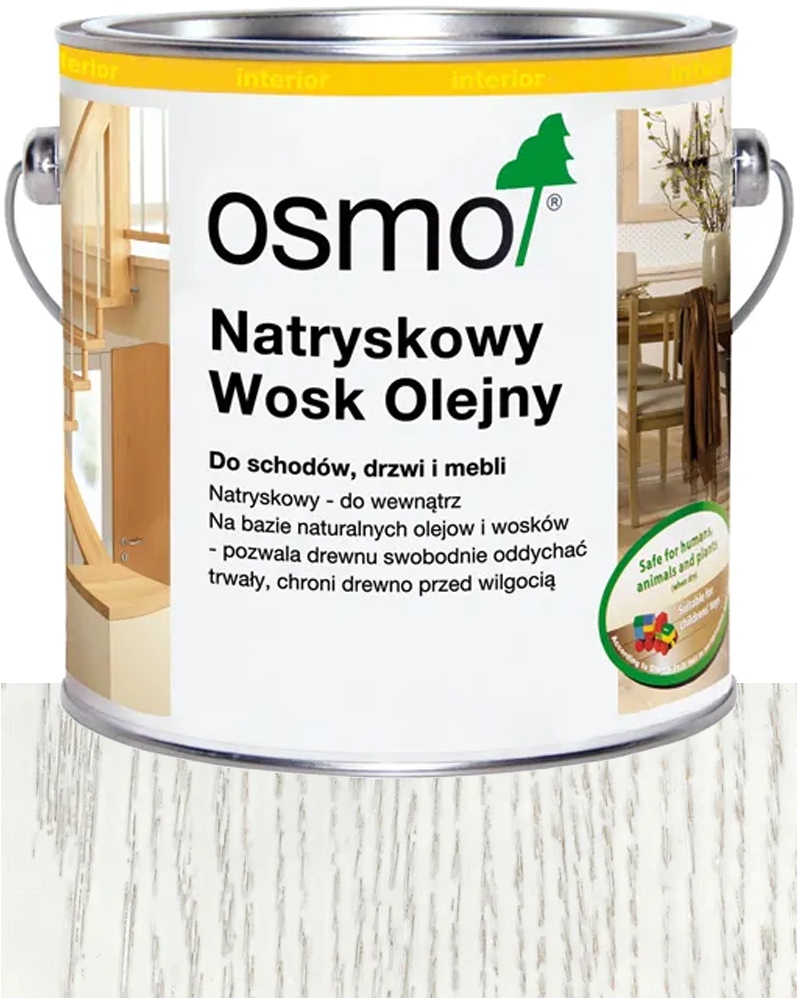 Osmo Sprchový olejový vosk 3066 Biely Transparentný 1L