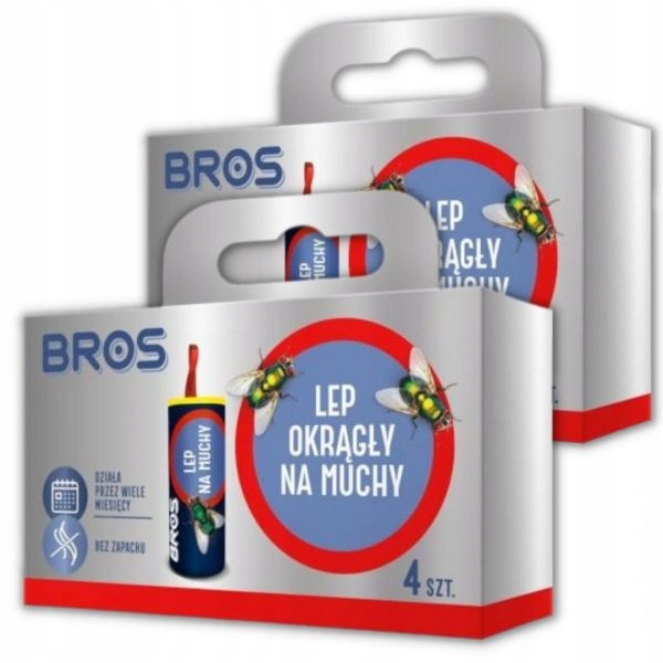 

Bezwonny Lep na muchy okrągły Bros (4 sztuki) x 2