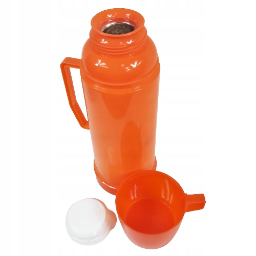 

Plastikowy Termos Ze Szklanym Wkładem 0,45L +kubek