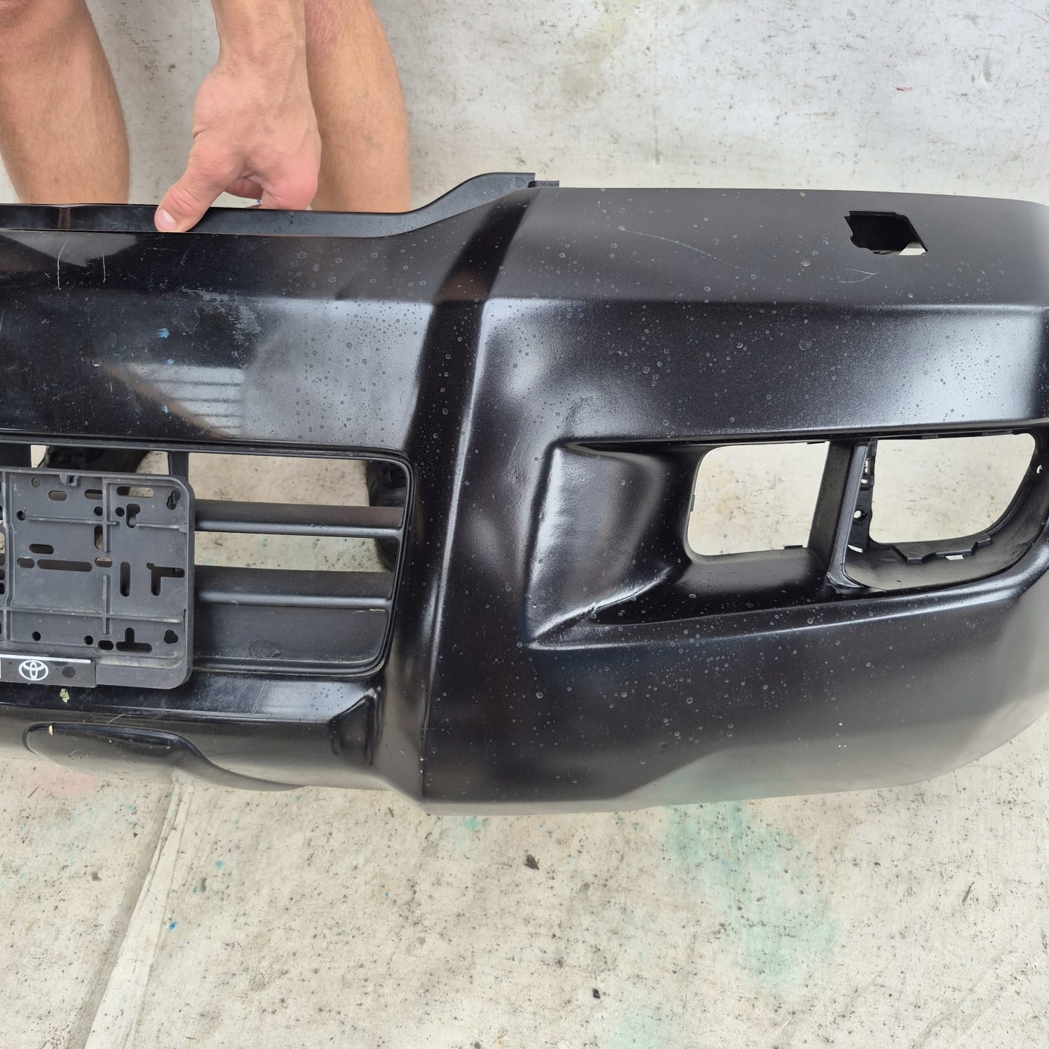 TOYOTA LAND CRUISER J120 02- bumper front front SPR