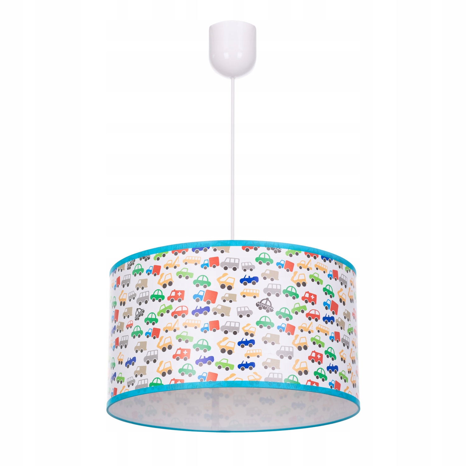 

Lampa wisząca sufitowa żyrandol abażur auta