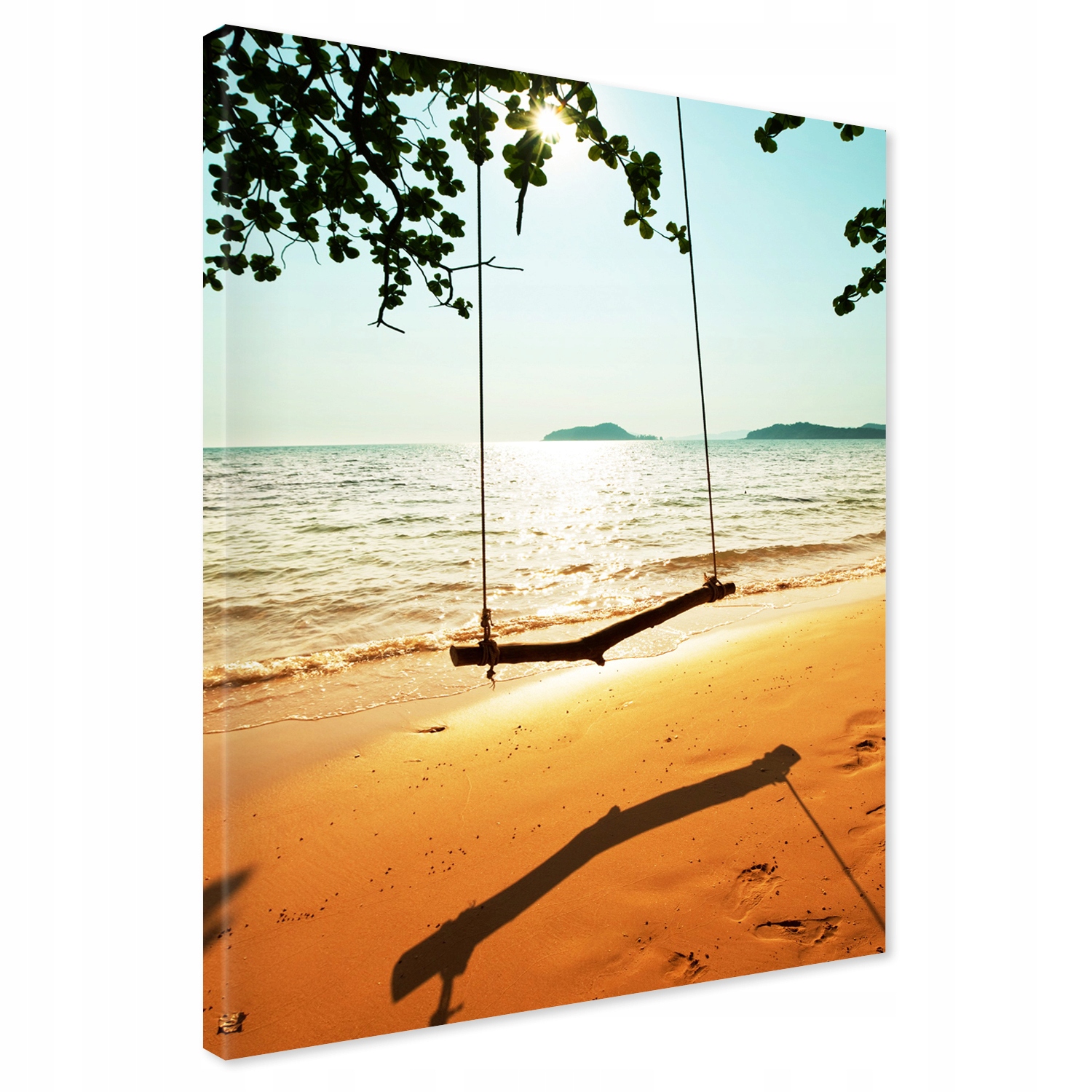 

Obraz na płótnie plaża tropiki huśtawka 70x100