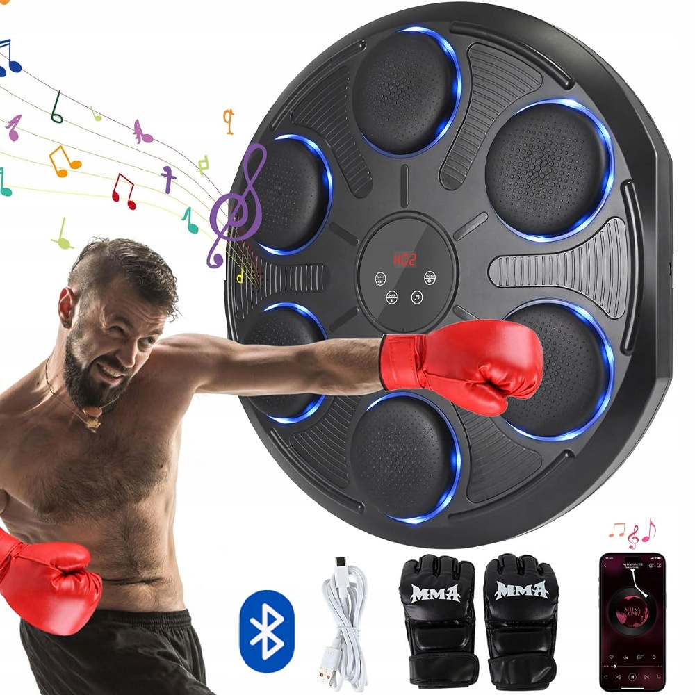 Hudební Boxovací Stroj V Tréninkové Boxerské Stěně S Bluetooth