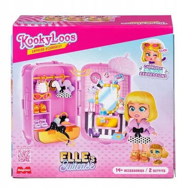 KOOKYLOOS Walizka Elle's Suitcase lalka + zwierzak Marka Magicbox