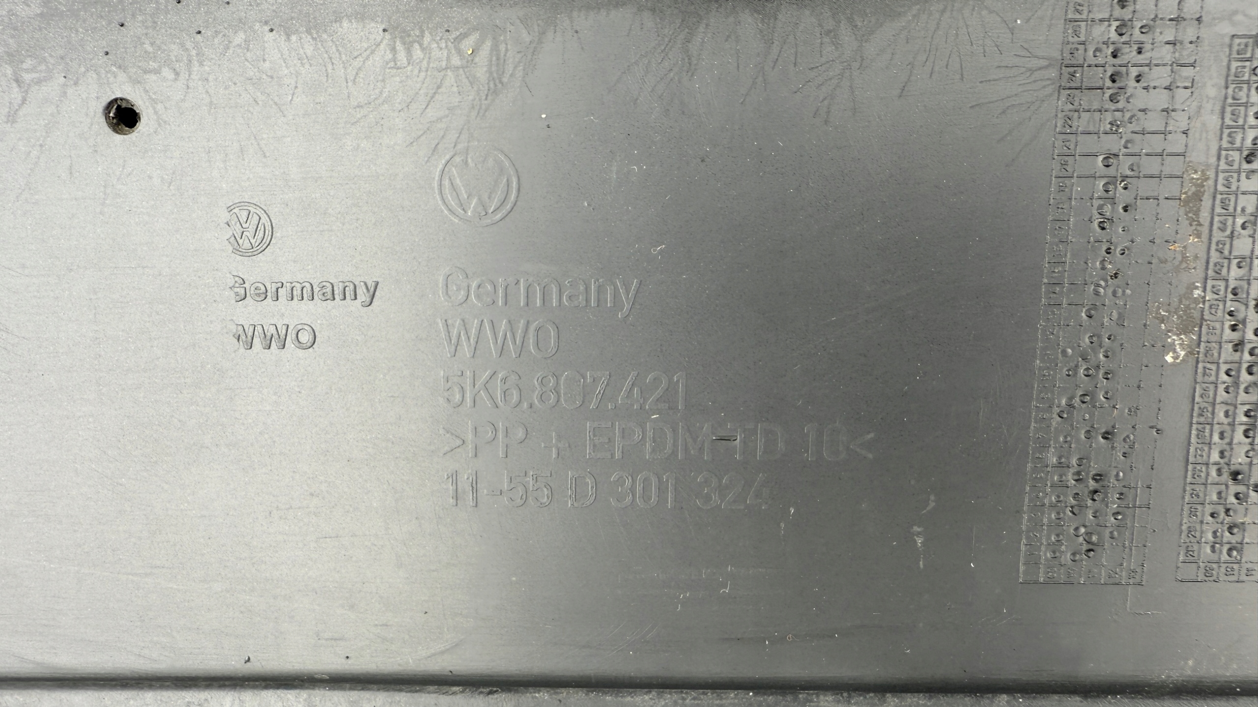 VW GOLF 6 VI HB 5K6 bumper rear part 4XPDC + ODBLASK 5K6807421 MA229