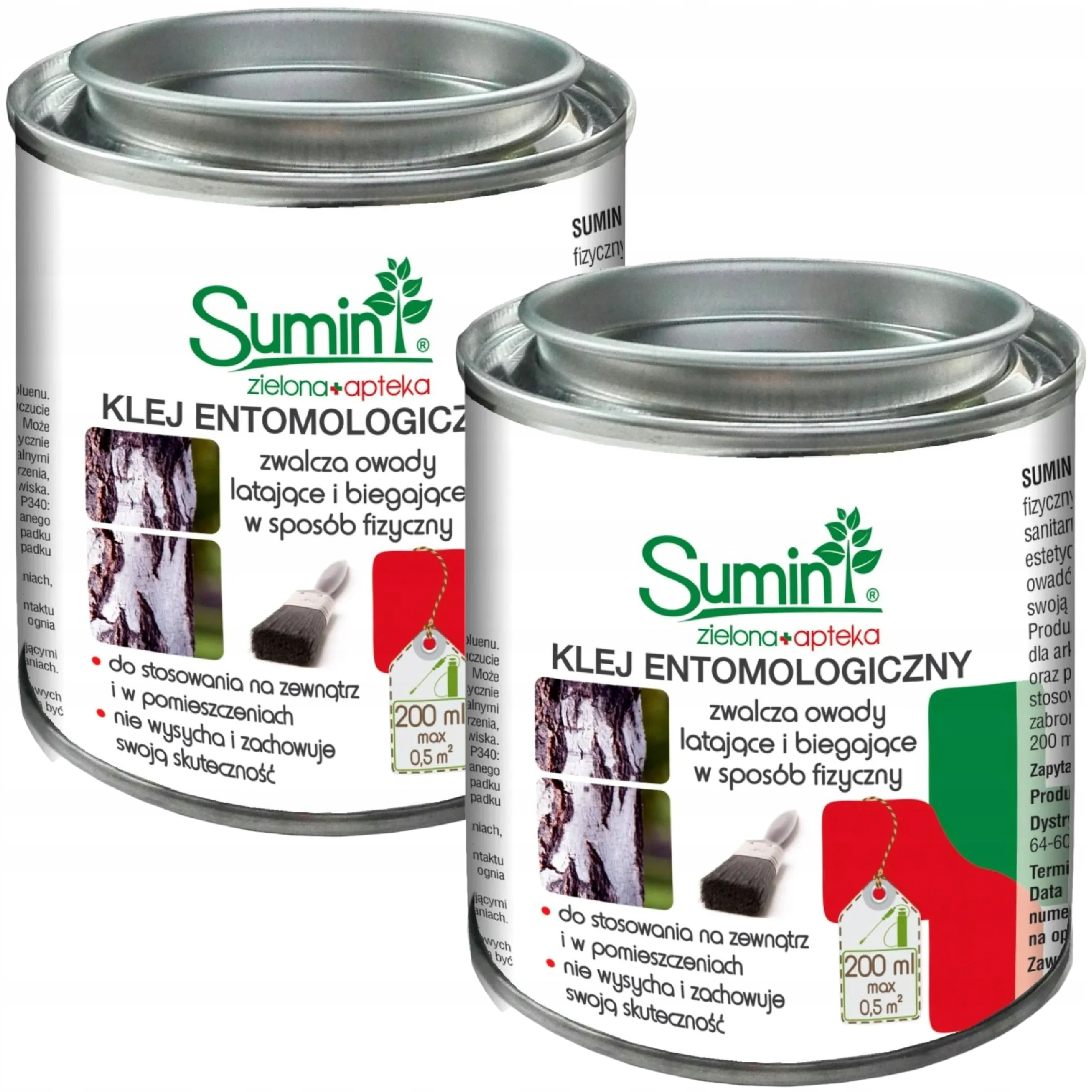 

Klej Entomologiczny Sumin 2x 200ml Zwalcza Owady