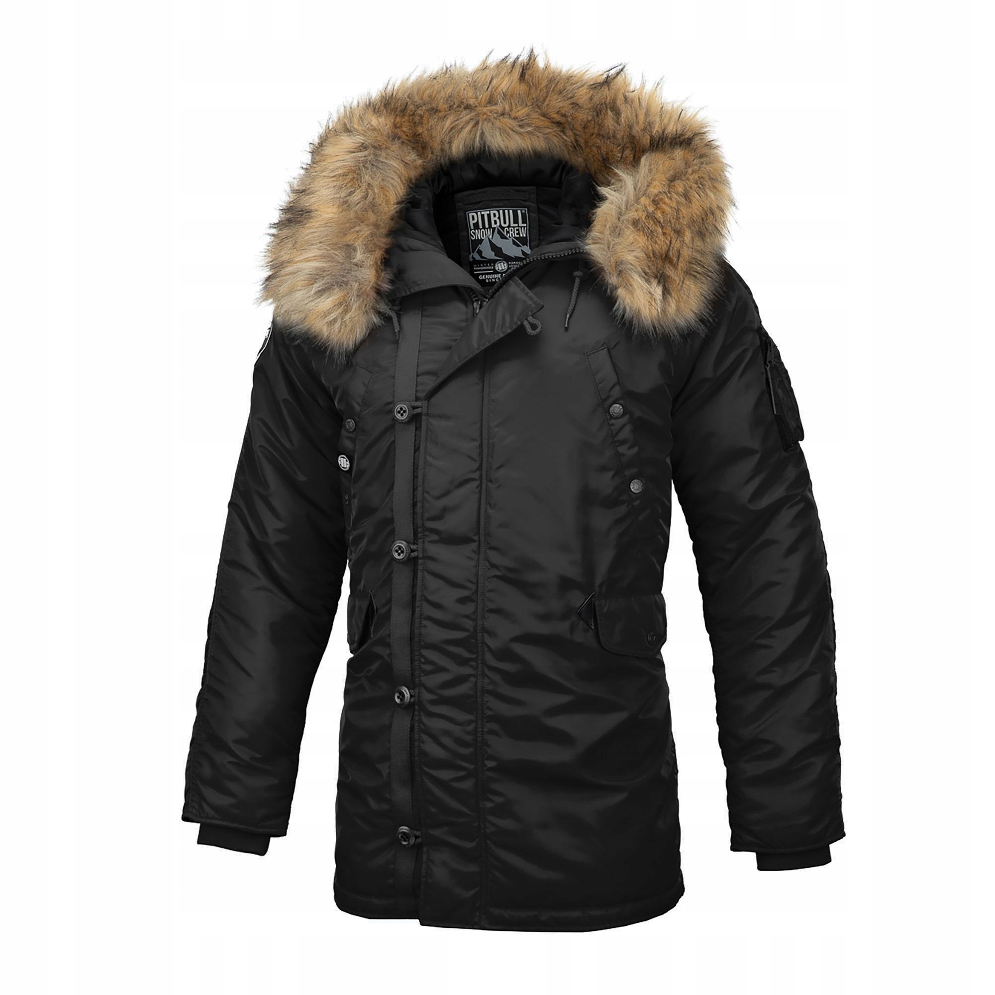 FUR PARKA JACKET ALDER BLACK S