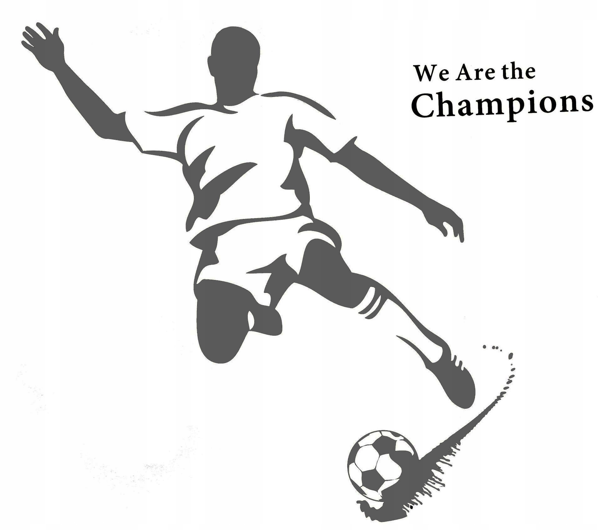 Наклейки на стену настенные Футболист Футбол