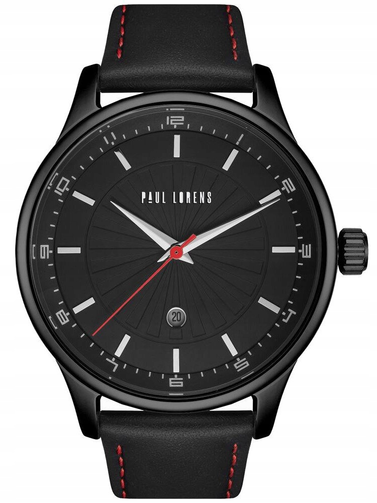 Pánské Hodinky Paul Lorens PL11652A5-1A3 Černá Datumovka Box Pro Kluka
