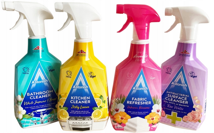 

Astonish- Zestaw do mieszkania 4x 750ml