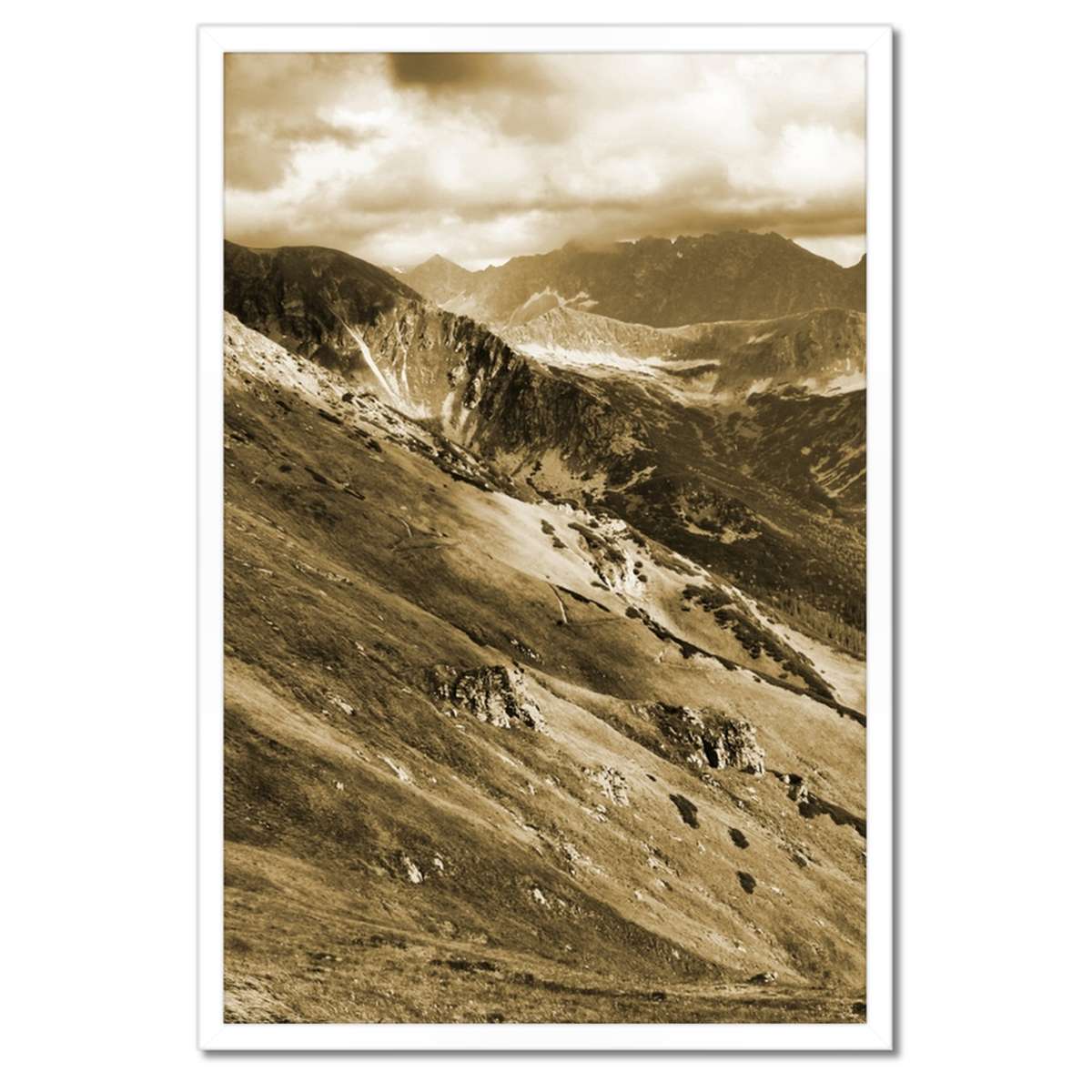 Plakáty v rámu 40x60 Tatry Polské hory Pohled