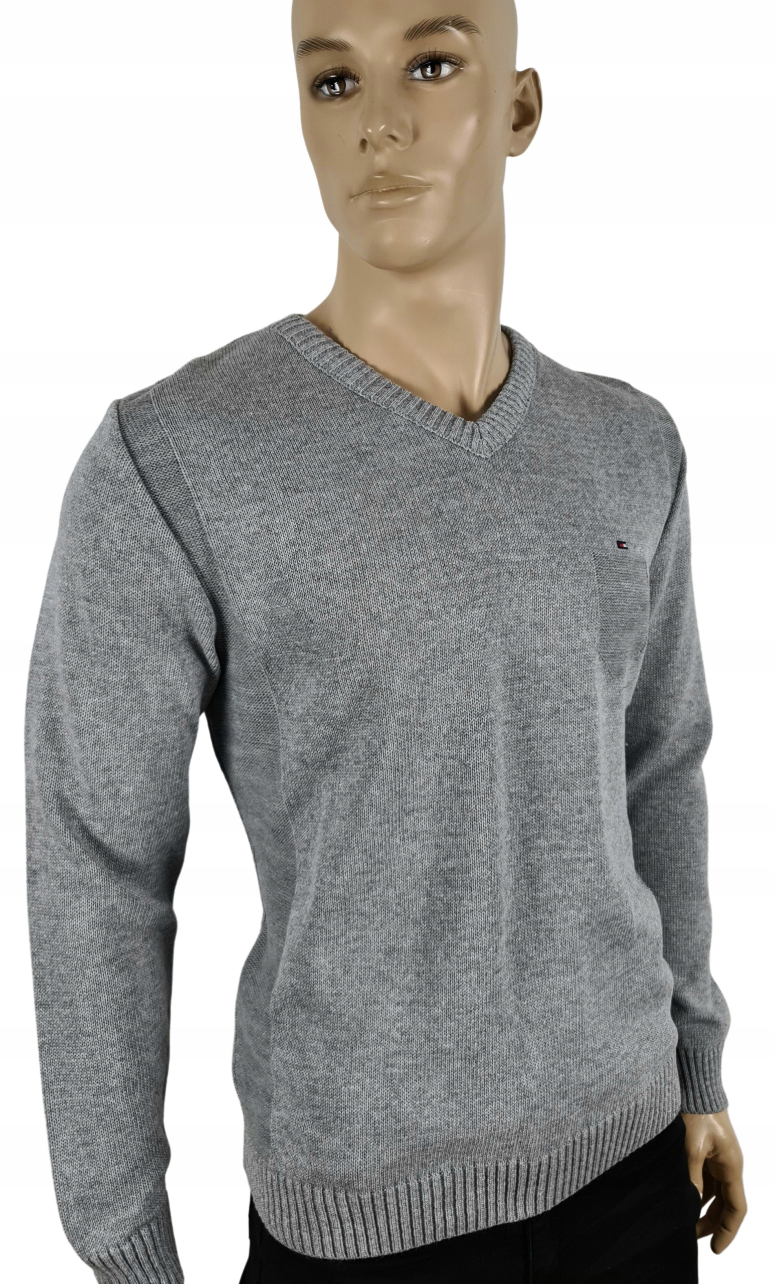 sveter špic bavlna N22v POĽSKÝ popolavý XL
