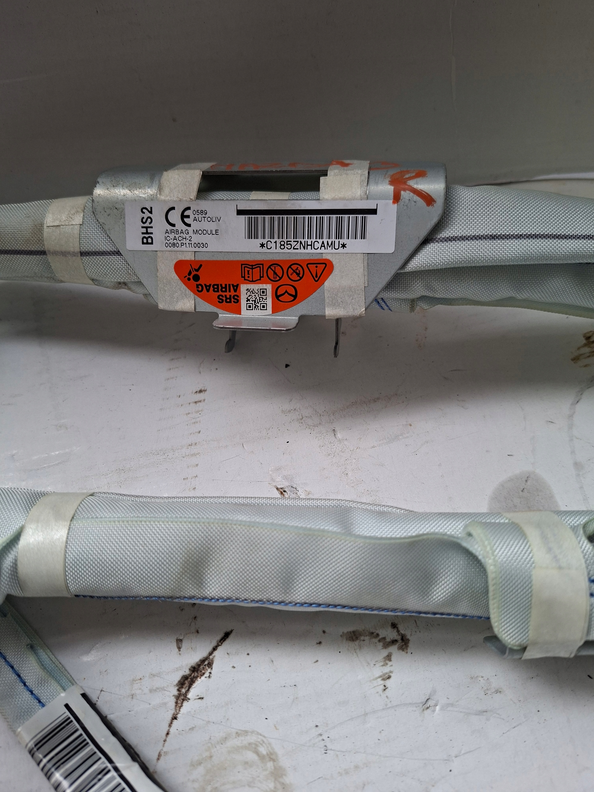 dachvorhang airbag luft rechts MAZDA 3 BM 625609300H HB
