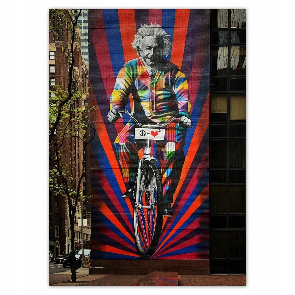 

Plakaty 50x70 Albert Einstein Graffiti
