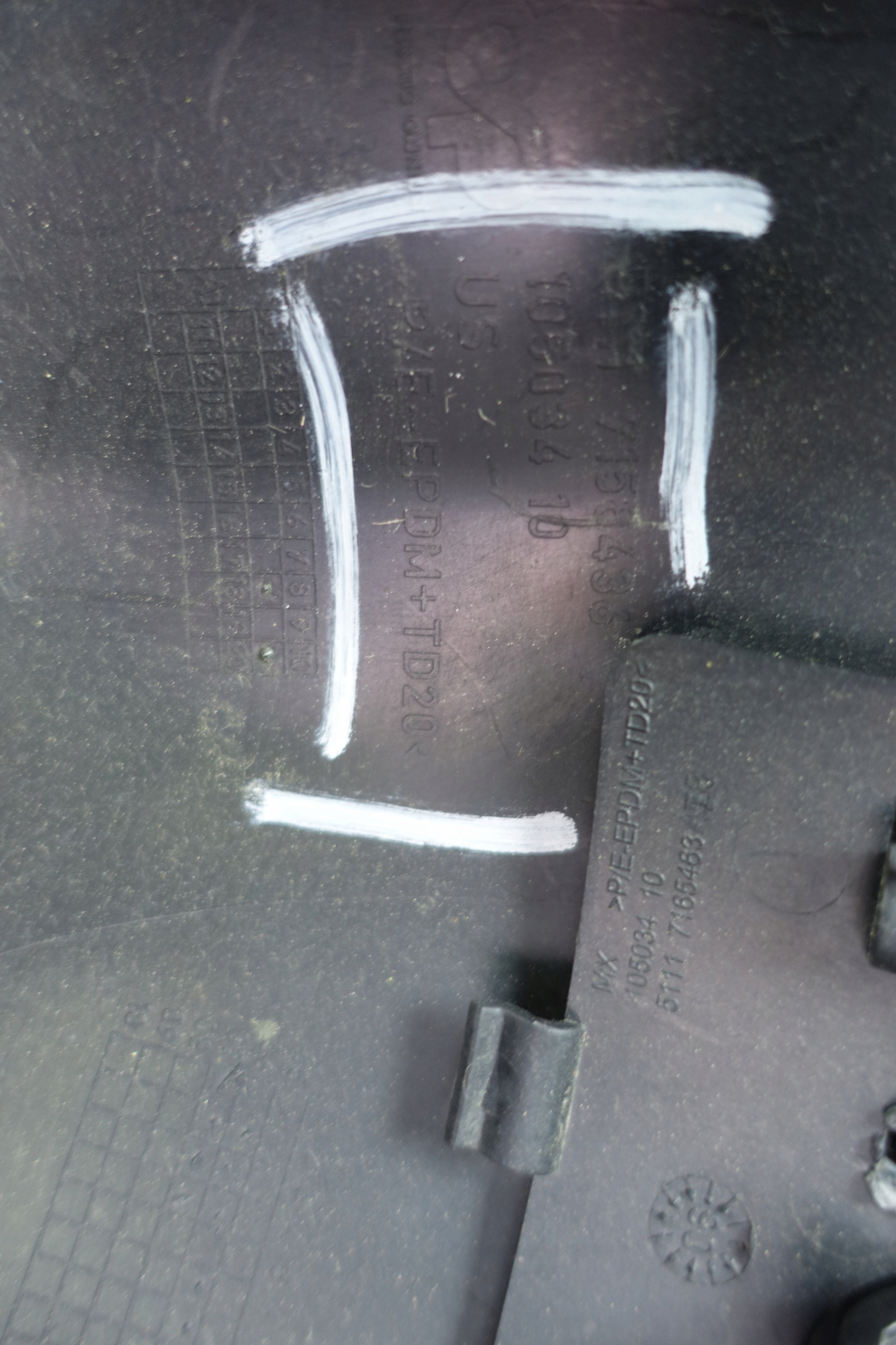 BMW X5 E70 2006- bumper front front 7158436