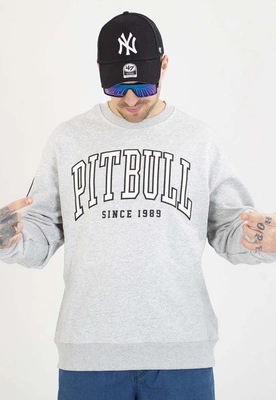 Mikina Pit Bull Bez Kapuce Badger grey melange
