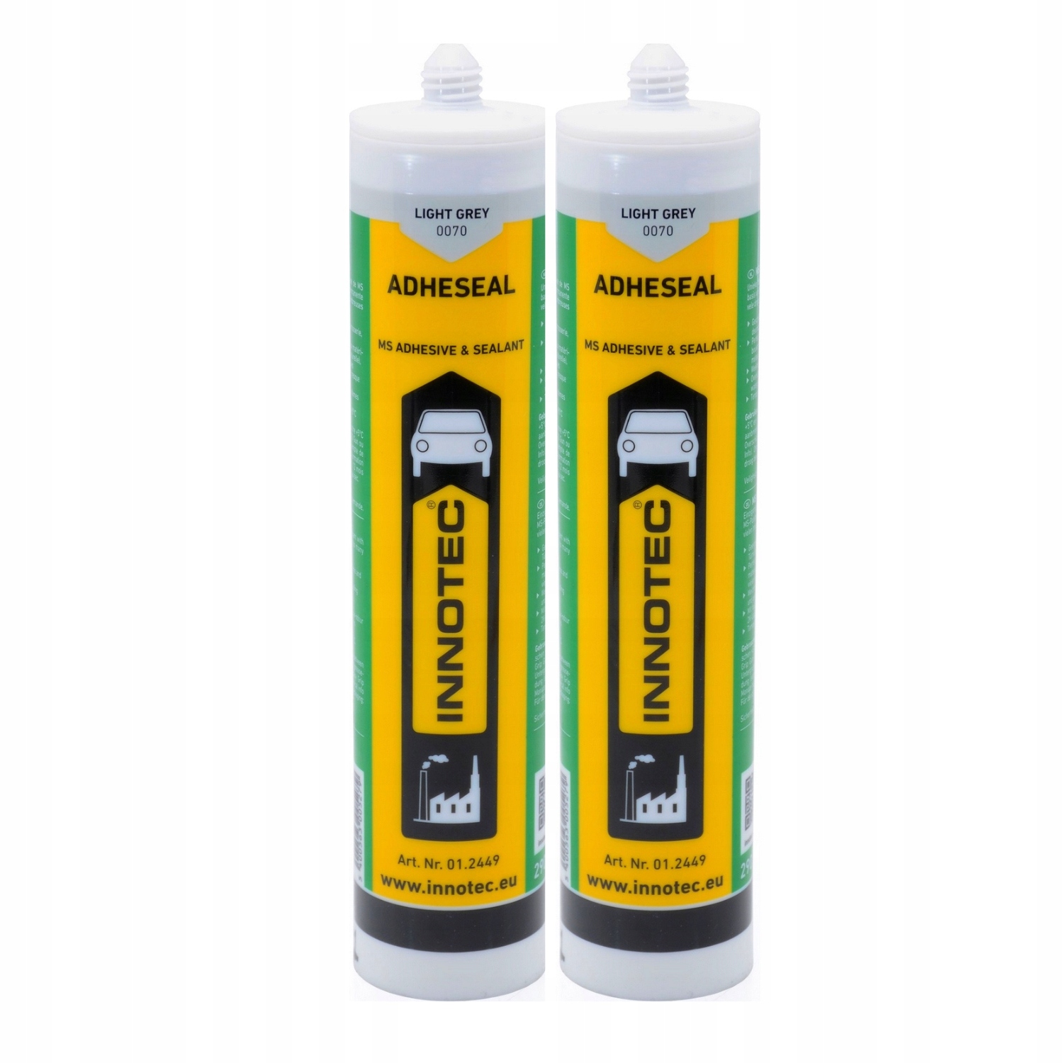 Innotec Lepiaca tesniaca hmota Adheseal 290 ml Svetlo Šedá 2 ks