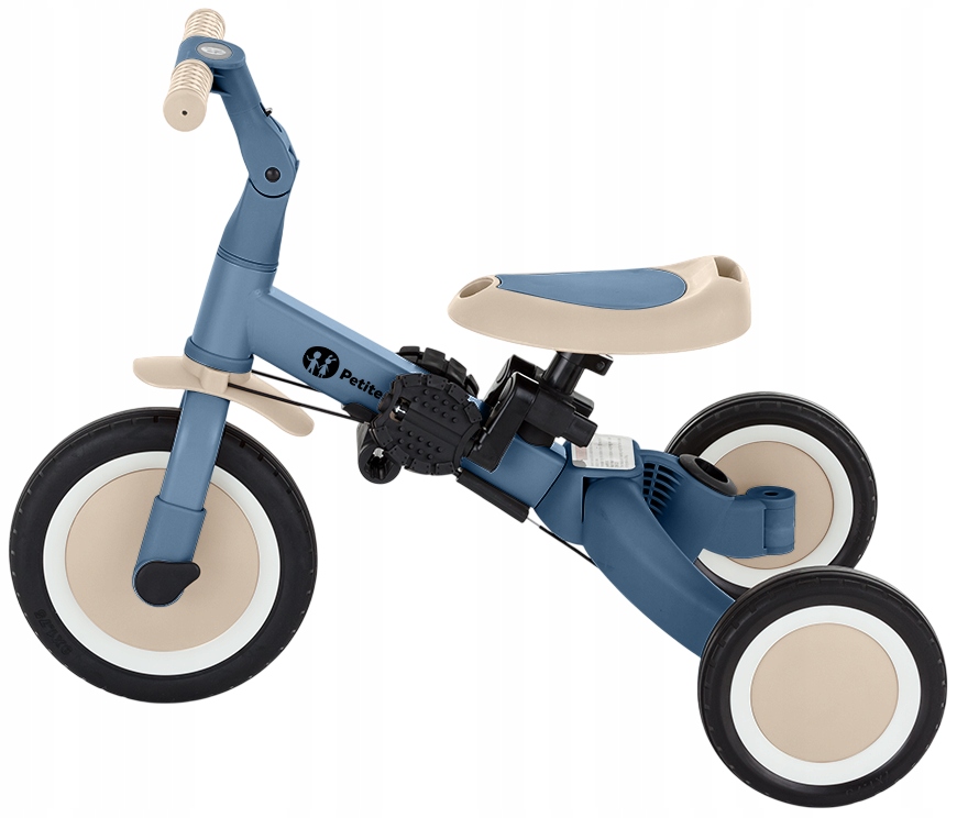 Petite&mars Rowerek Turbo Wielofunkcyjny 5w1 Biegowy Trójkołowy Prowadnik