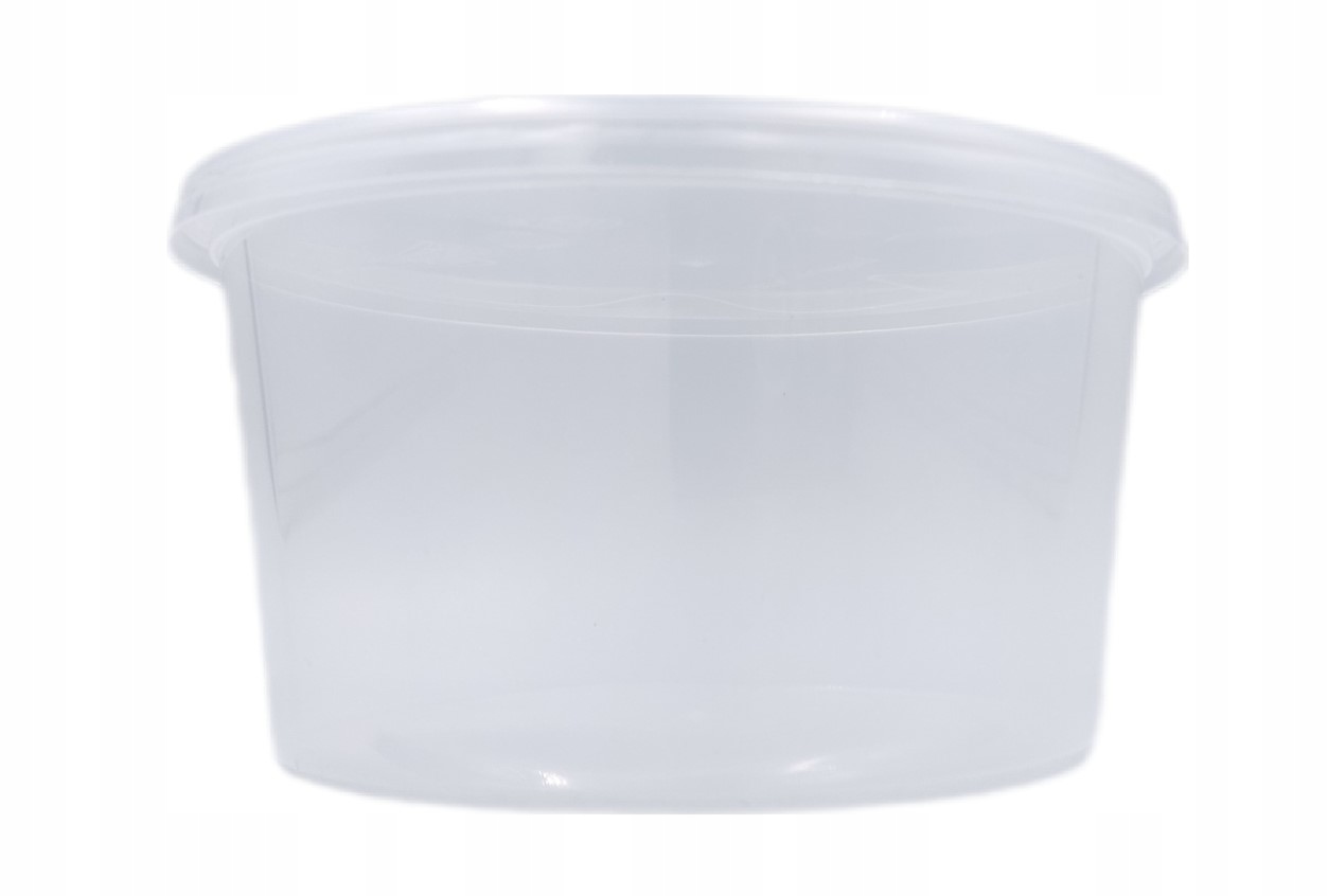 Pojemnik na zupę 500 ml transparentny okrągły