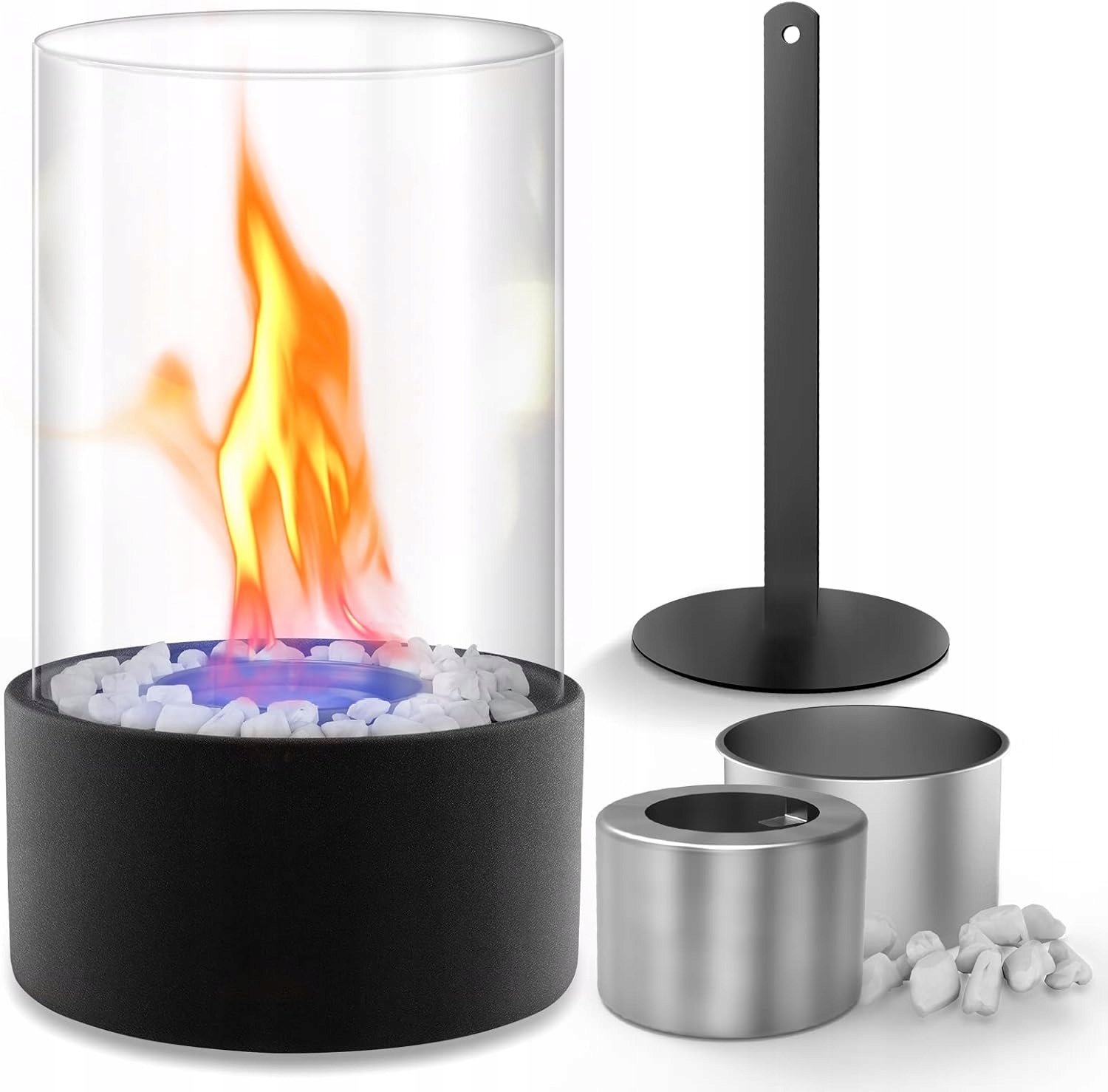 BIOKOMINEK KOMINEK STOŁOWY NA BIOETANOL PRZENOŚNY DO WNĘTRZ I NA ZEWNĄTRZ