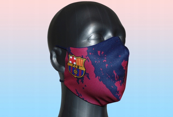 MASECZKA MASKA FC BARCELONA DLA DOROSŁYCH 50 PRAŃ Marka inny