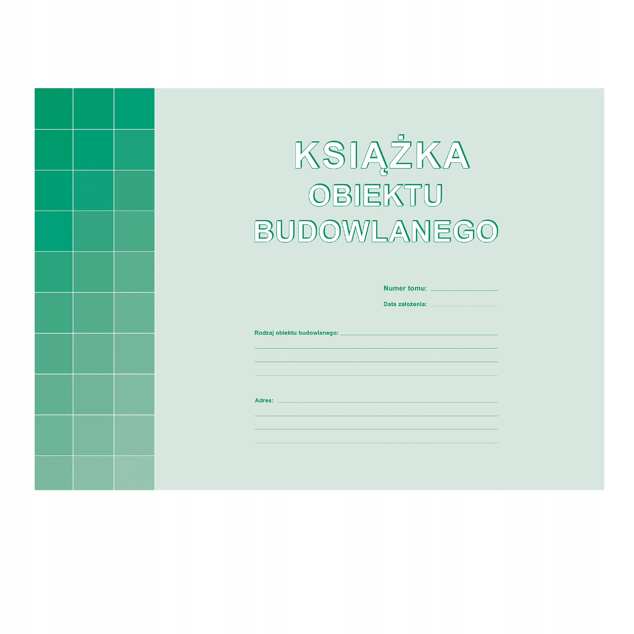 KSIĄŻKA OBIEKTU BUDOWLANEGO A4 604-15 5773