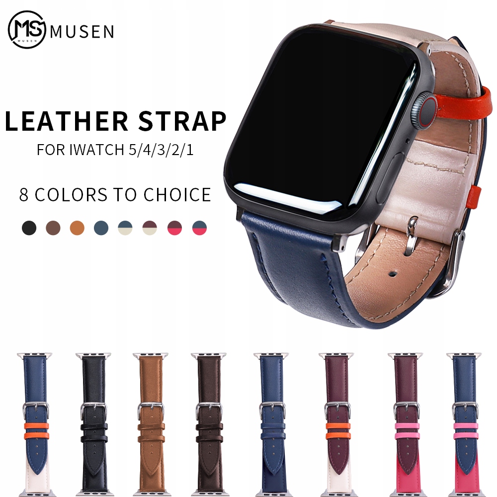 

Skórzany Pasek Apple iWatch 5/4/3/2/1 Skóra 38/40