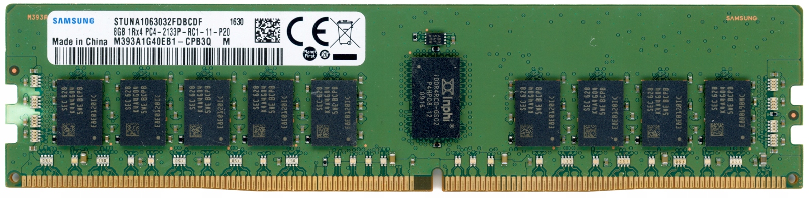 Samsung M393A1G40EB1-CPB3Q 8GB DDR4 2133MHz Ecc