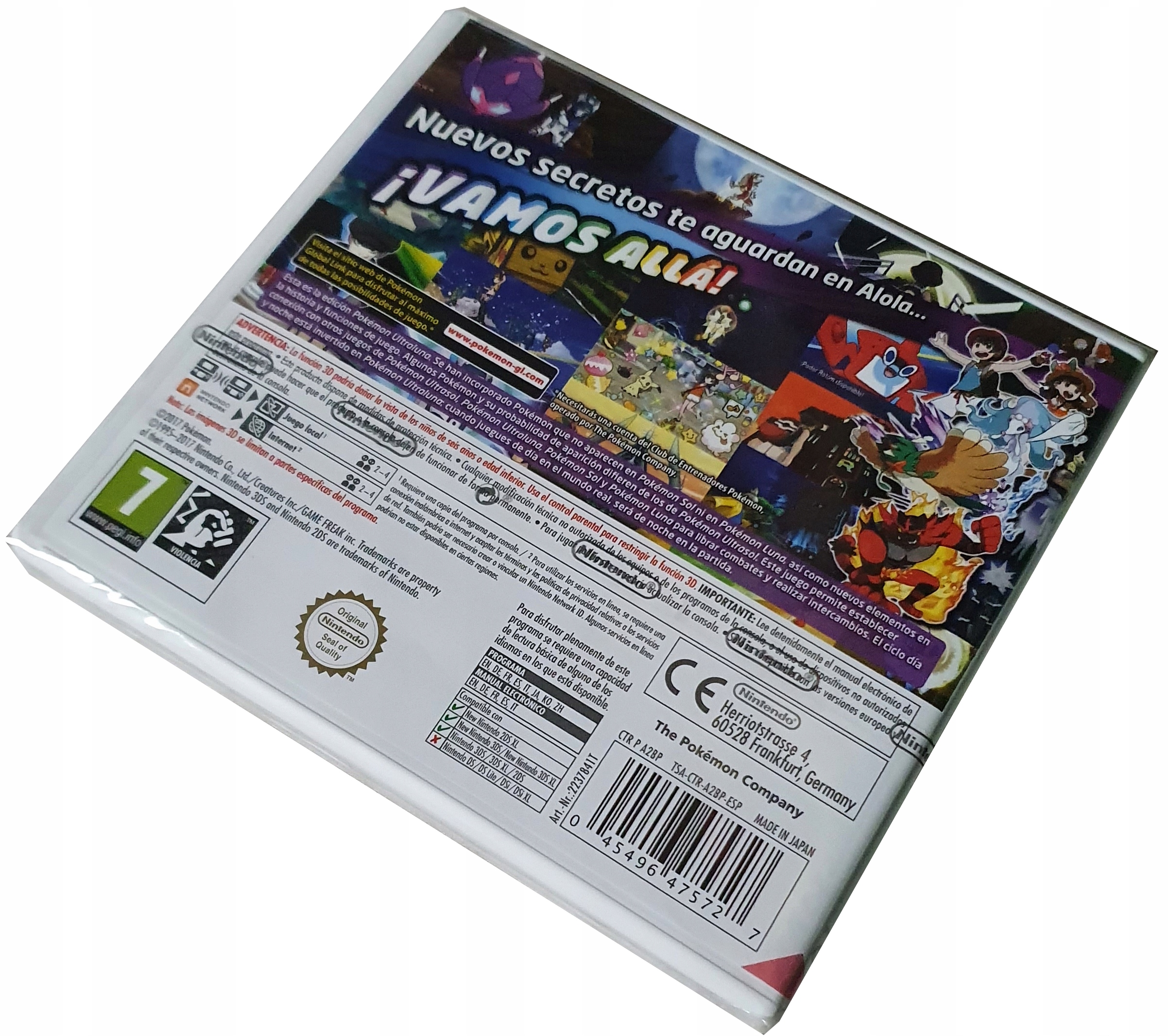 POKEMON ULTRA MOON / 3DS / NOWA / ANG EAN (GTIN) 0045496904579