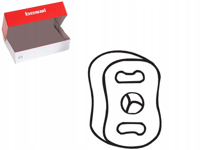 ODBÓJ UKŁADU WYDECHOWEGO OPEL ASTRA H ASTRA H CLASSIC ASTRA H GTC