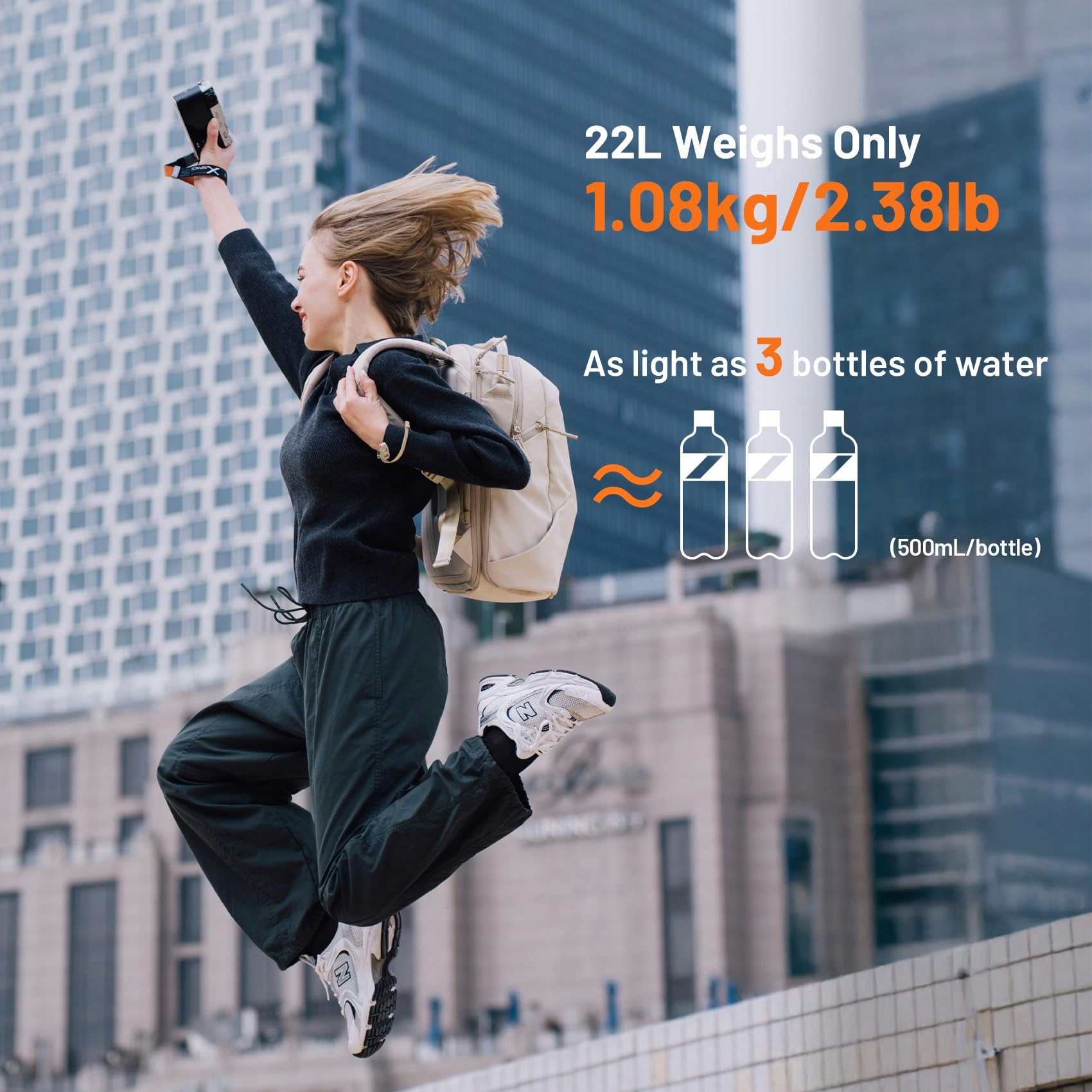 PGYTECH OneGo Lite 22L Waterproof Camera & 16" Laptop Backpack — miniatura 3