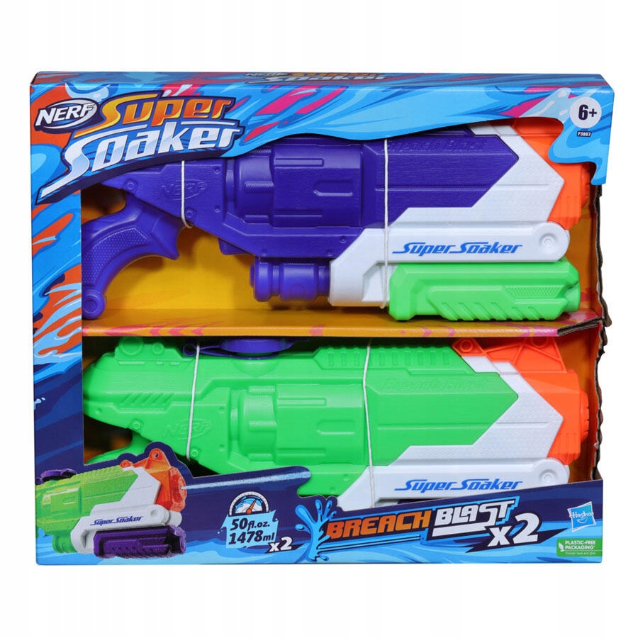 ZESTAW 2X PISTOLET NERF NA WODĘ SOAKER DLA DWÓCH Rodzaj pistolety