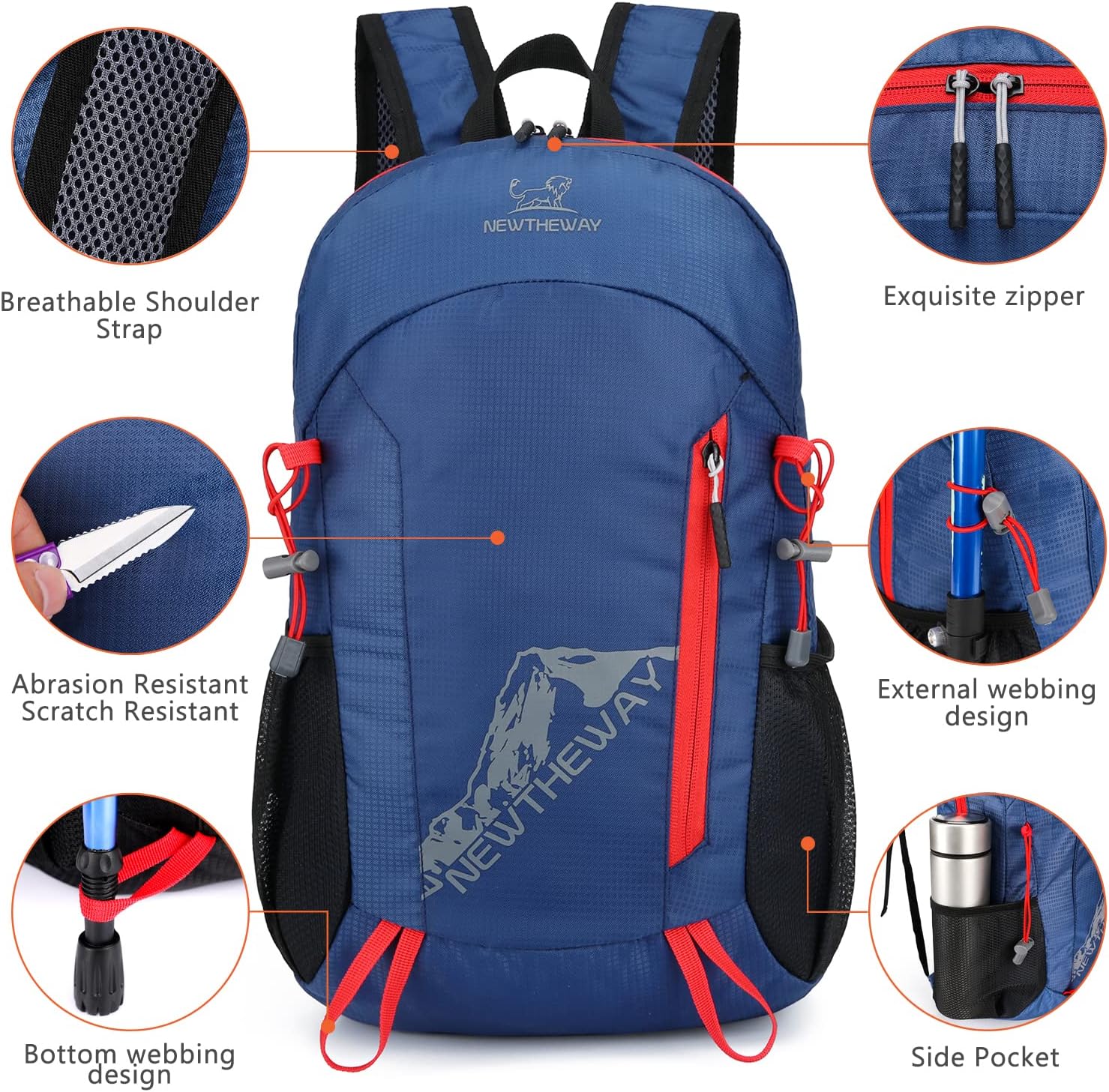 PLECAK SKŁADANY TURYSTYCZNY WOODODPONY OUTDOOR 22L Marka bez marki