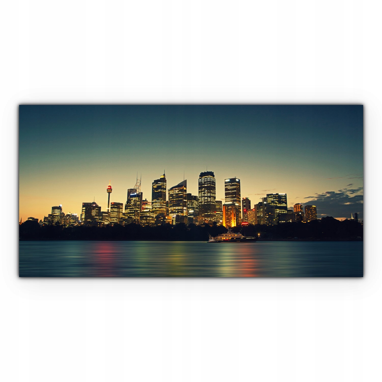

Canvas na ramie na ścianę 120x60 Sydney Miasto Noc