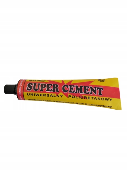 

Klej Supercement 40 ML Szybkoschnący Uniwersalny