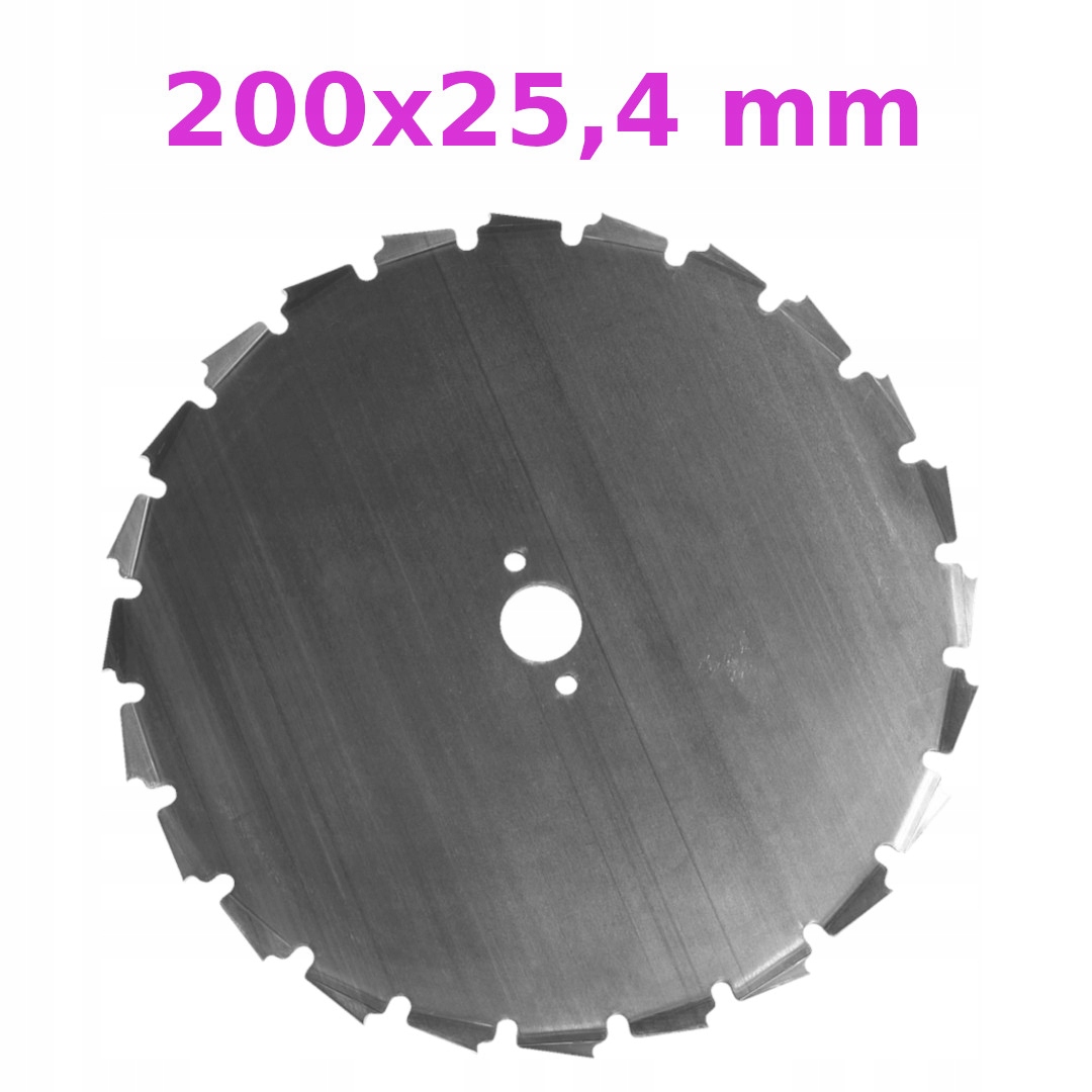 Řezací kotouč pro křovinořez Ø200 mm otvor 25,4 mm, ideální pro křoviny