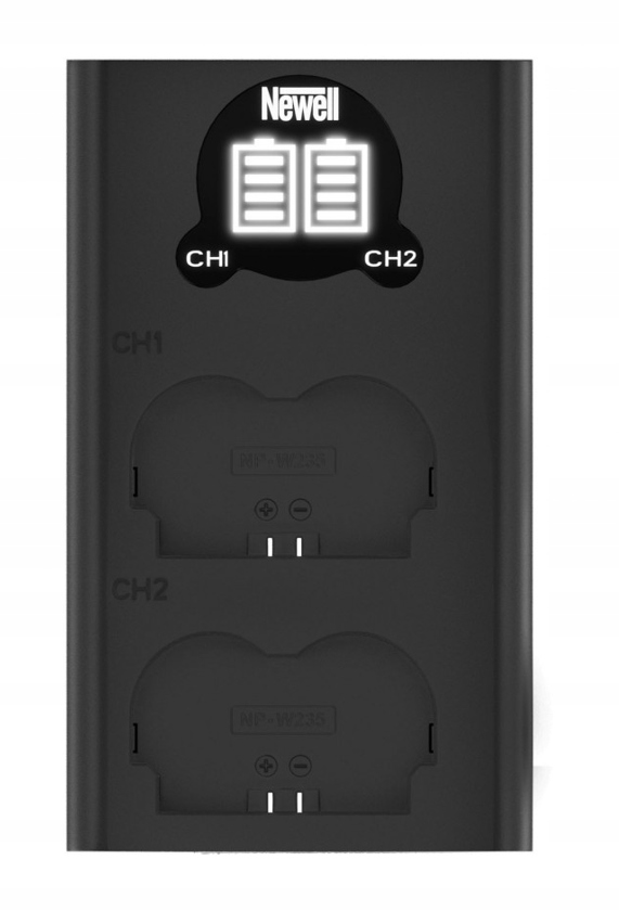 ŁADOWARKA USB DUAL LCD NEWELL DO FUJIFILM NP-W235