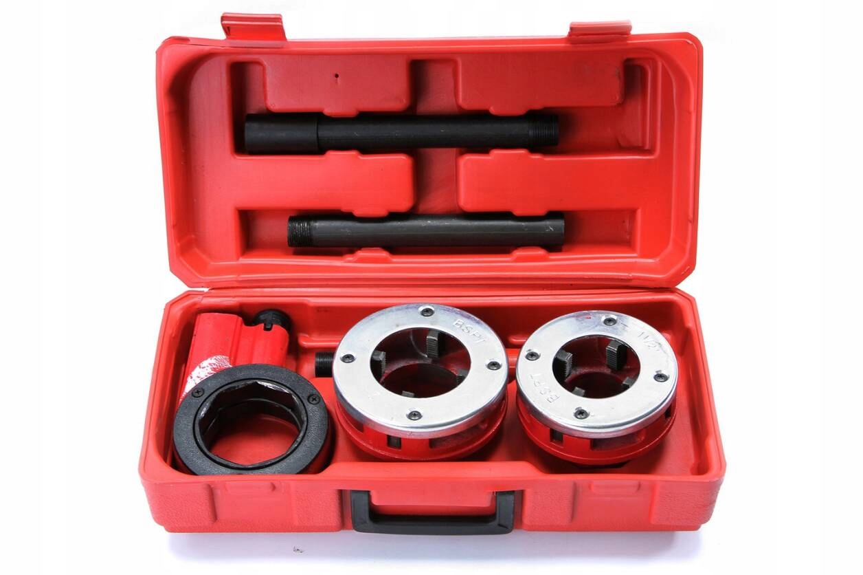 GWINTOWNICA NARZYNKA HYDRAULICZNA DO RUR 1/2 - 2'' Liczba głowic 2 szt