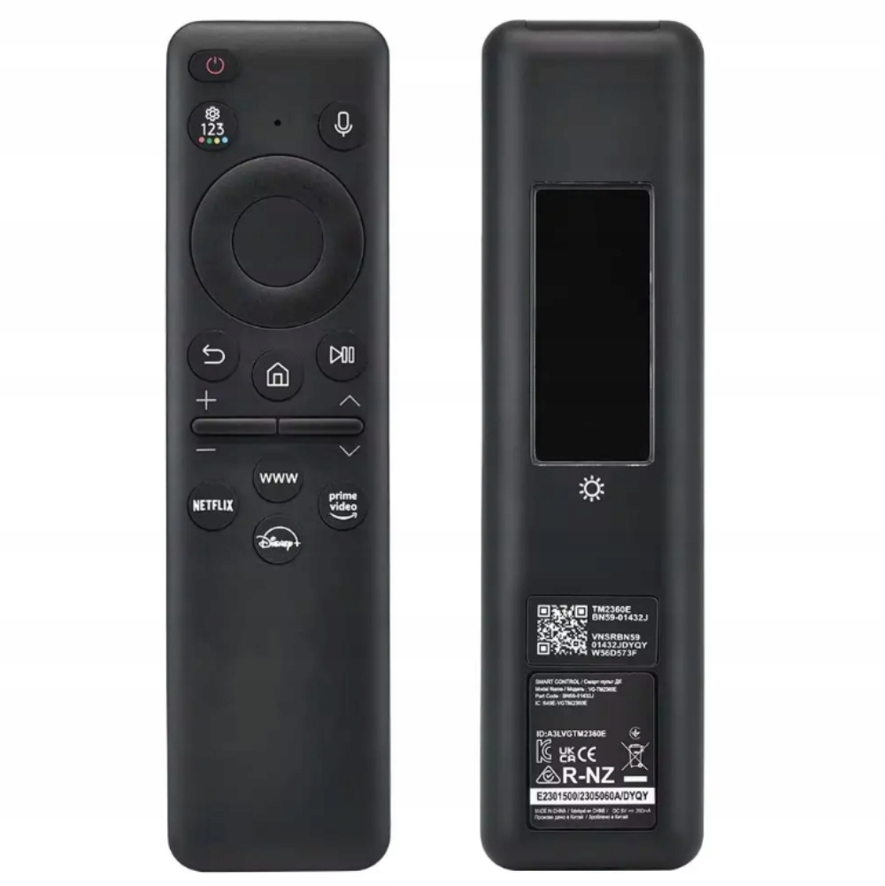 Pilot do Tv Samsung Smart (2023/2024/2025 BN59-01432J Solarcell Usbc