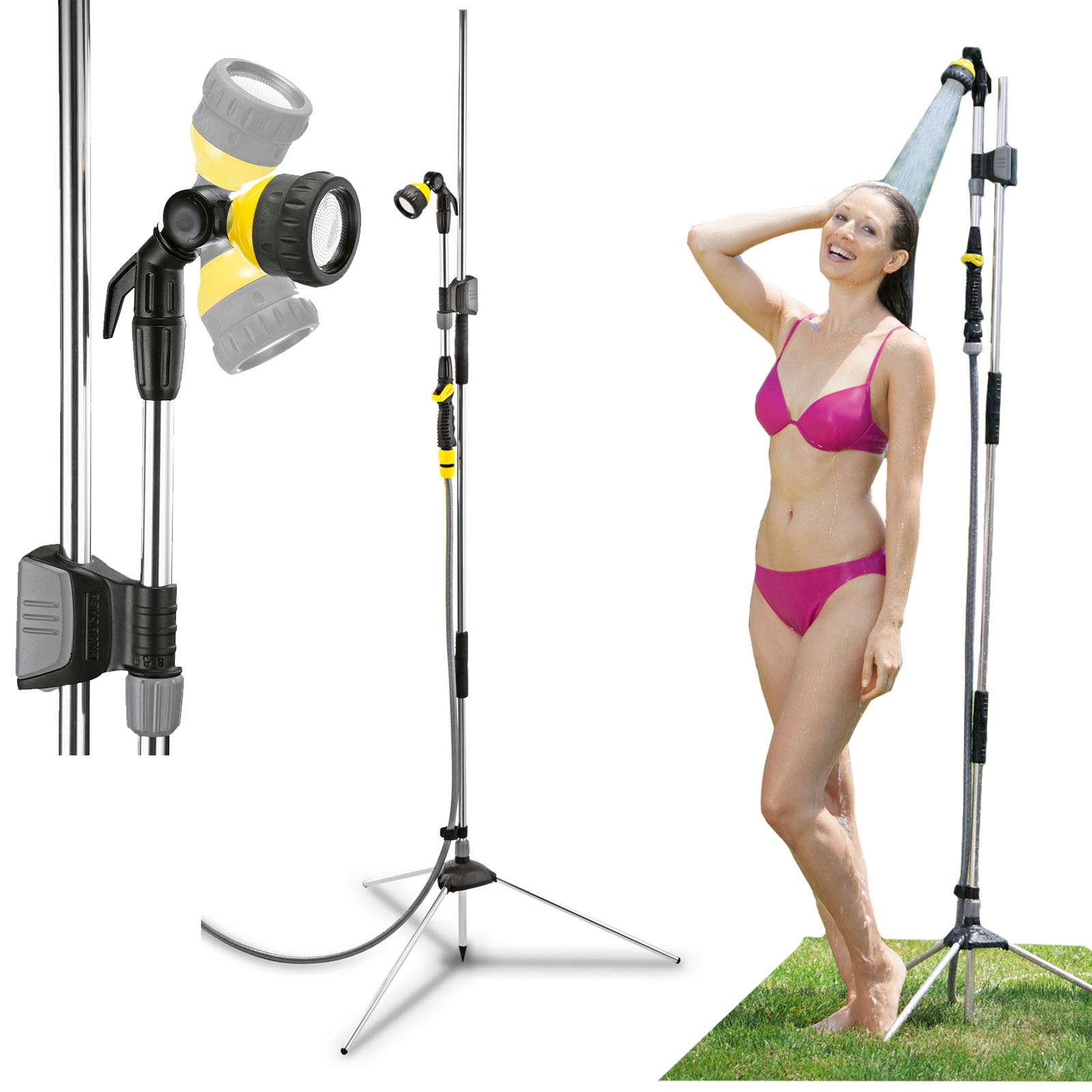 

Prysznic ogrodowy + spryskiwacz Karcher 2w1 Jakość