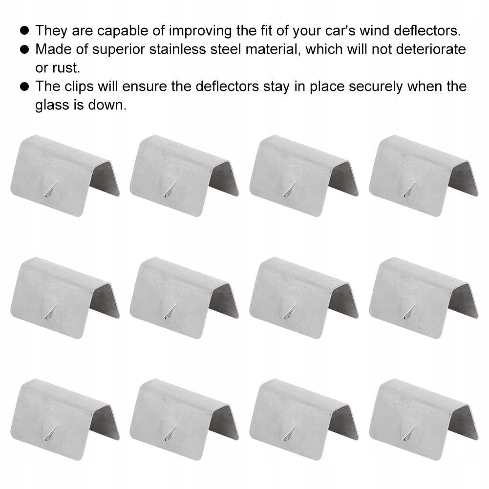 BLASZKI SPINKI DO OWIEWEK SAMOCHODOWYCH HEKO X12 Stan opakowania oryginalne