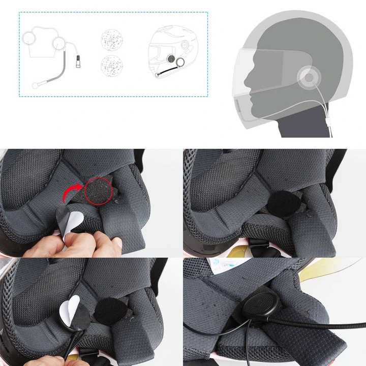 Interkom Sluchawki Bluetooth do Kasku NOWOSC B7E Manufacturer Freedconn