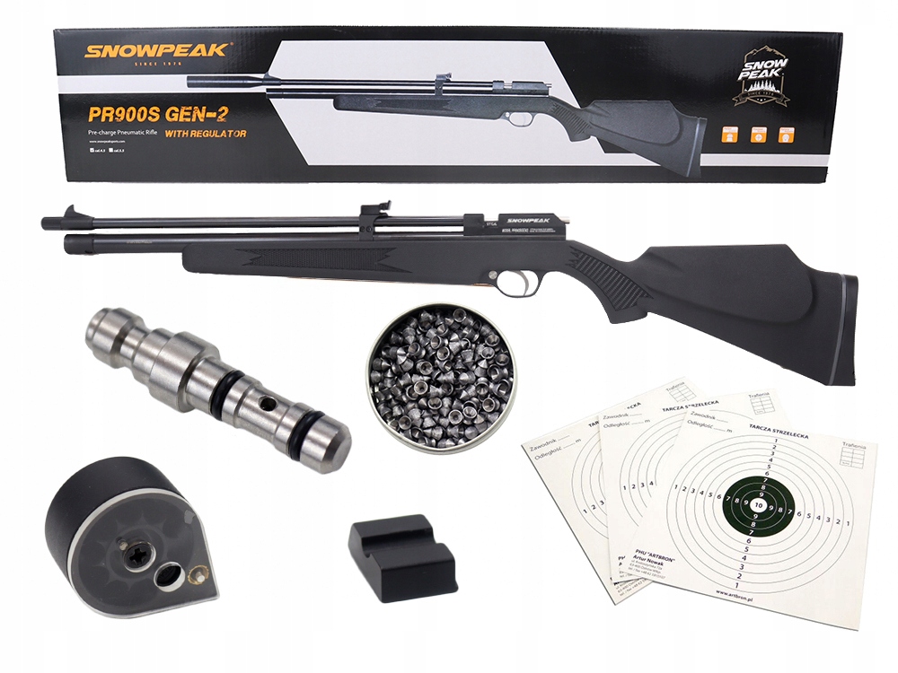 Wiatrówka Snow Peak PR900 Gen.II polimer kal. 5,5 mm z regulatorem