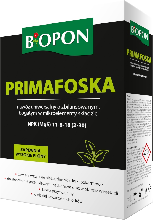 

Biopon Nawóz Uniwersalny Primafoska Granulat 1KG