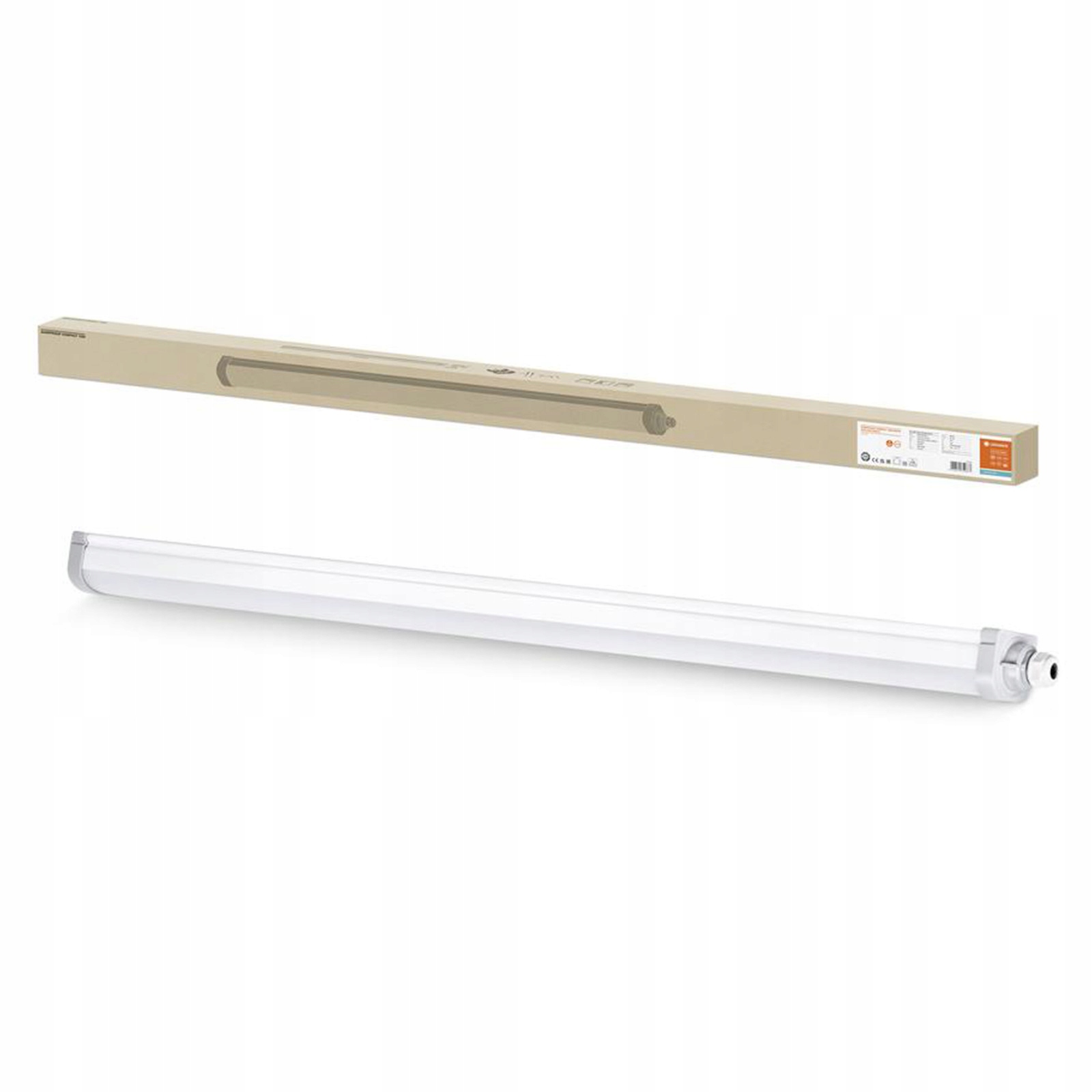 Lampa Hermetická Led prachotesná 33W 3960lm 4000K IP66 IK08