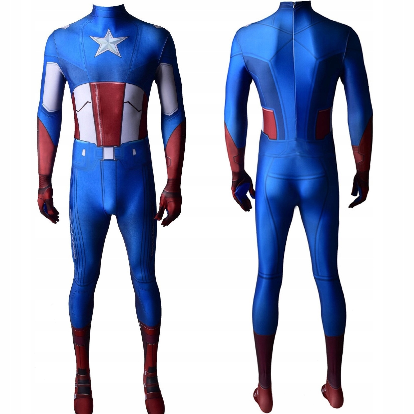 STRÓJ PRZEBRANIE KAPITAN AMERYKA COSPLAY SKIN SUPERBOHATER FESTIWAL 158/164 Marka Hopki