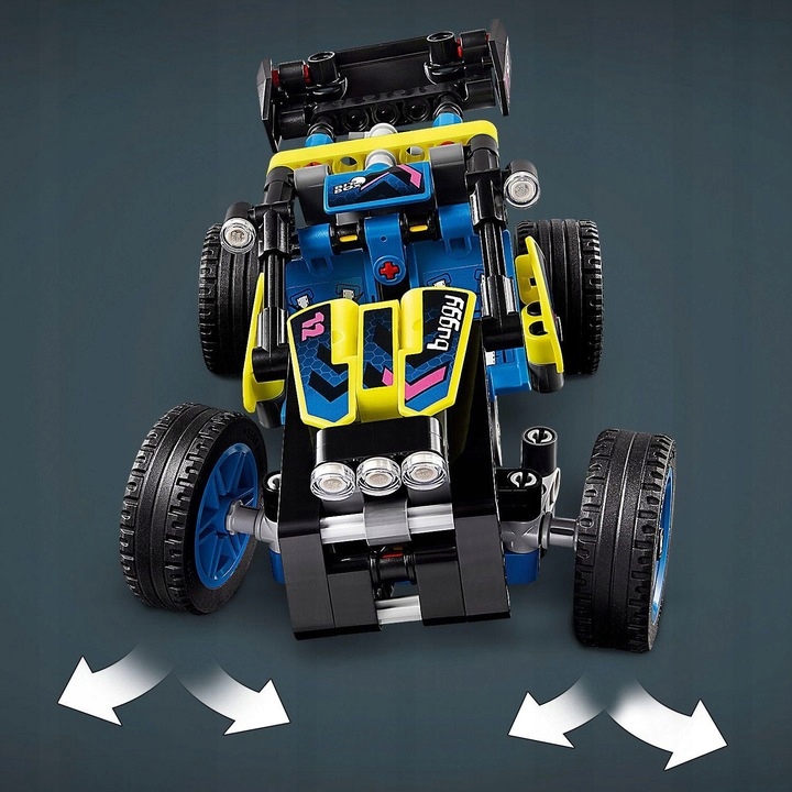 LEGO TECHNIC WYŚCIGOWY ŁAZIK TERENOWY 42164 Materiał plastik